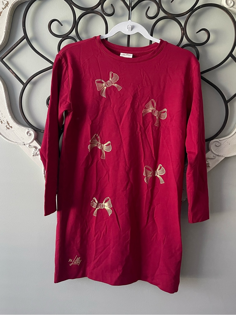 Lilly Pulitzer Girls Mini Ballad Sweatshirt Dress